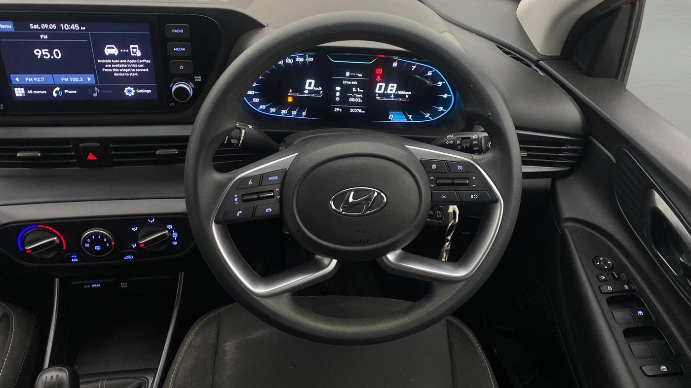 2023 Hyundai NEW I20 SPORTZ 1.2 MT, Petrol, Manual, 20,334 km, Steering Wheel Close Up