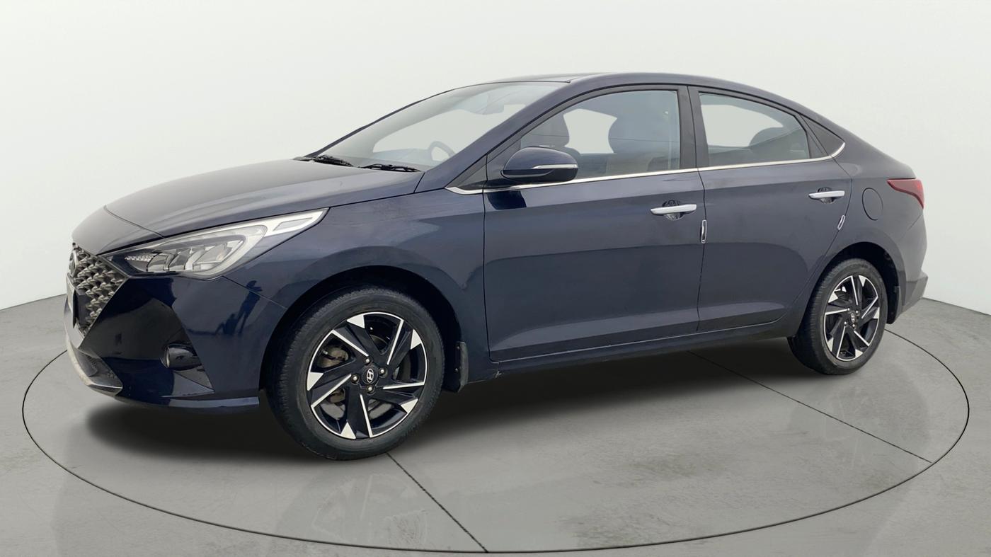 2021 Hyundai Verna SX (O)1.5 VTVT, Petrol, Manual, 43,157 km, Left Front Diagonal