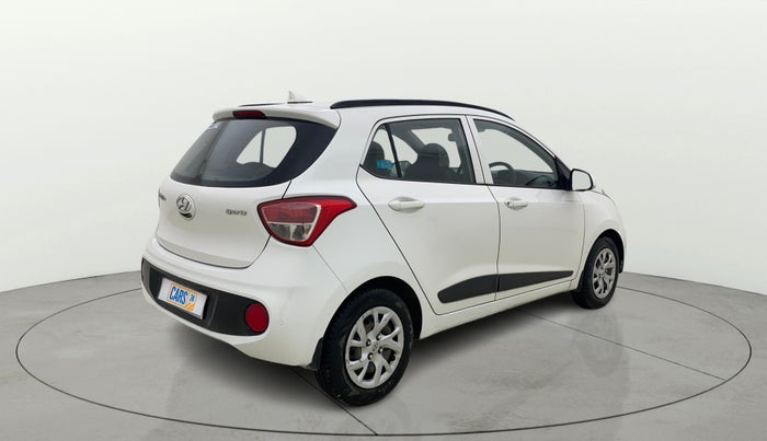2018 Hyundai Grand i10 SPORTZ 1.2 KAPPA VTVT, Petrol, Manual, 68,907 km, Right Back Diagonal