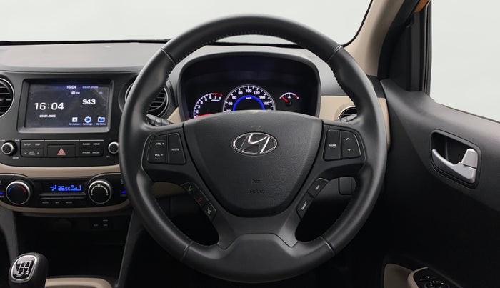 2017 Hyundai Grand i10 ASTA 1.2 KAPPA VTVT, Petrol, Manual, 4,450 km, Steering Wheel Close Up