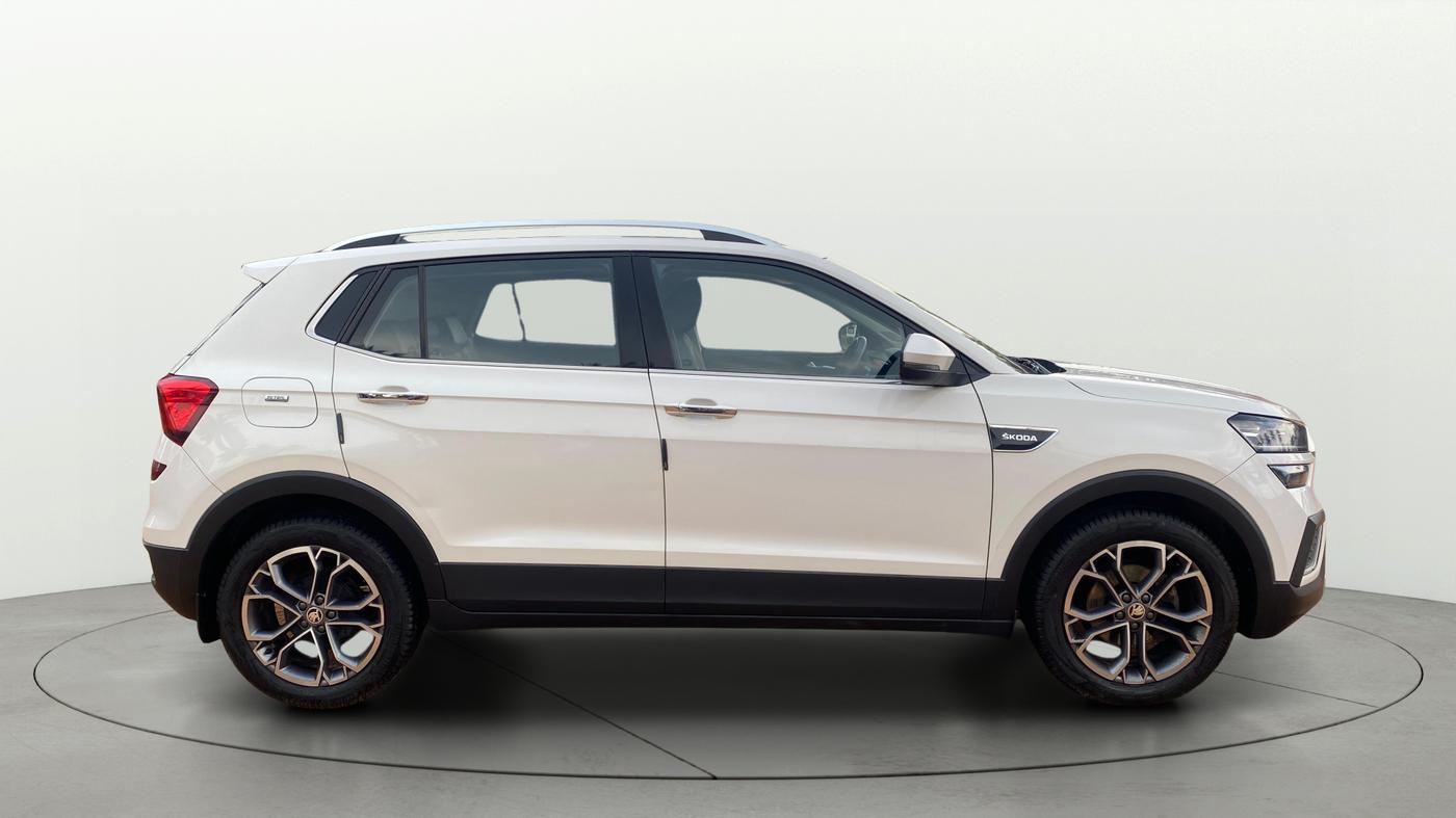2021 Skoda KUSHAQ STYLE 1.0L TSI AT, Petrol, Automatic, 53,650 km, Right Side View