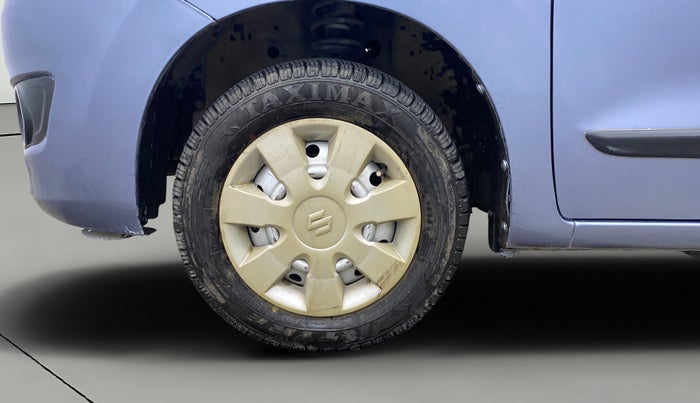 2014 Maruti Wagon R 1.0 LXI, Petrol, Manual, 77,060 km, Left Front Wheel
