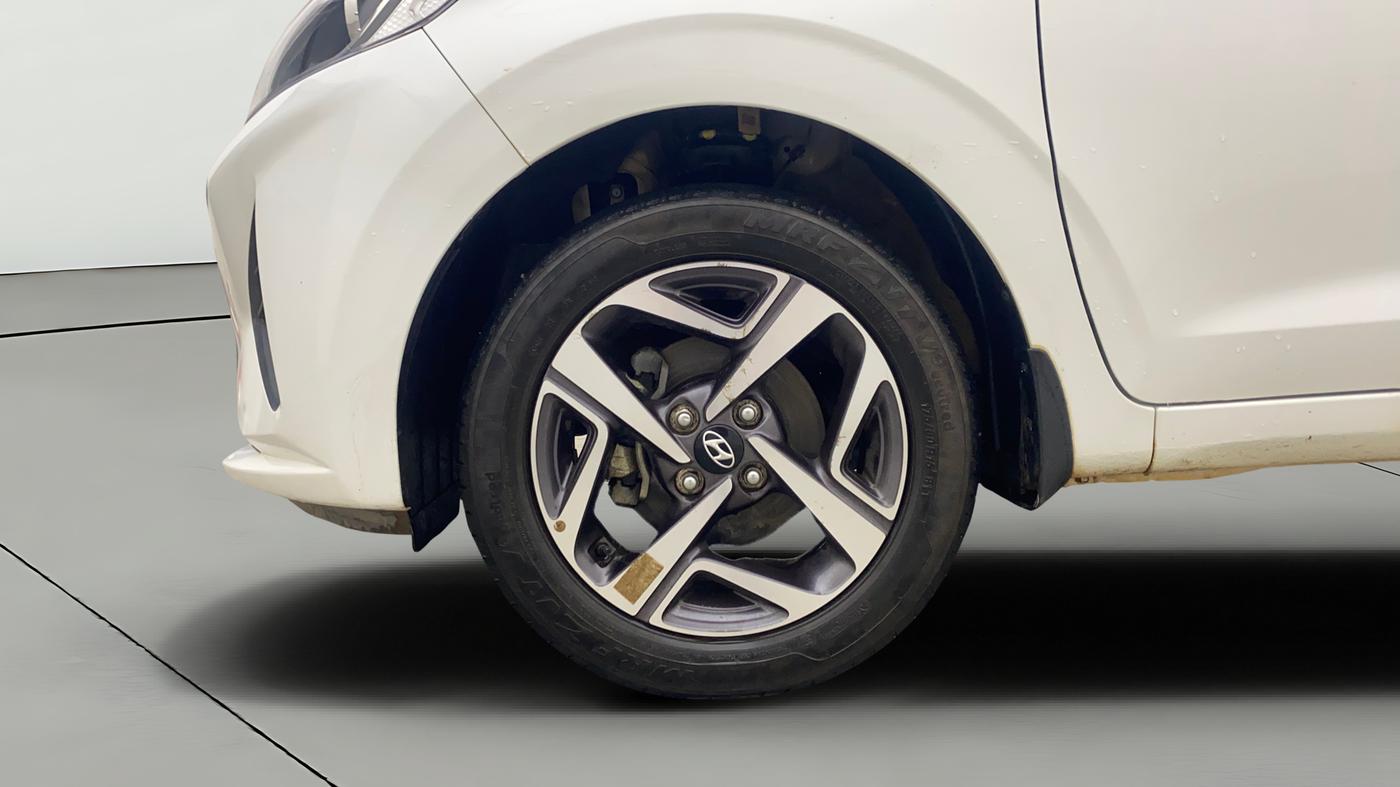 2022 Hyundai AURA SX PLUS 1.2 AMT, Petrol, Automatic, 14,943 km, Left Front Wheel