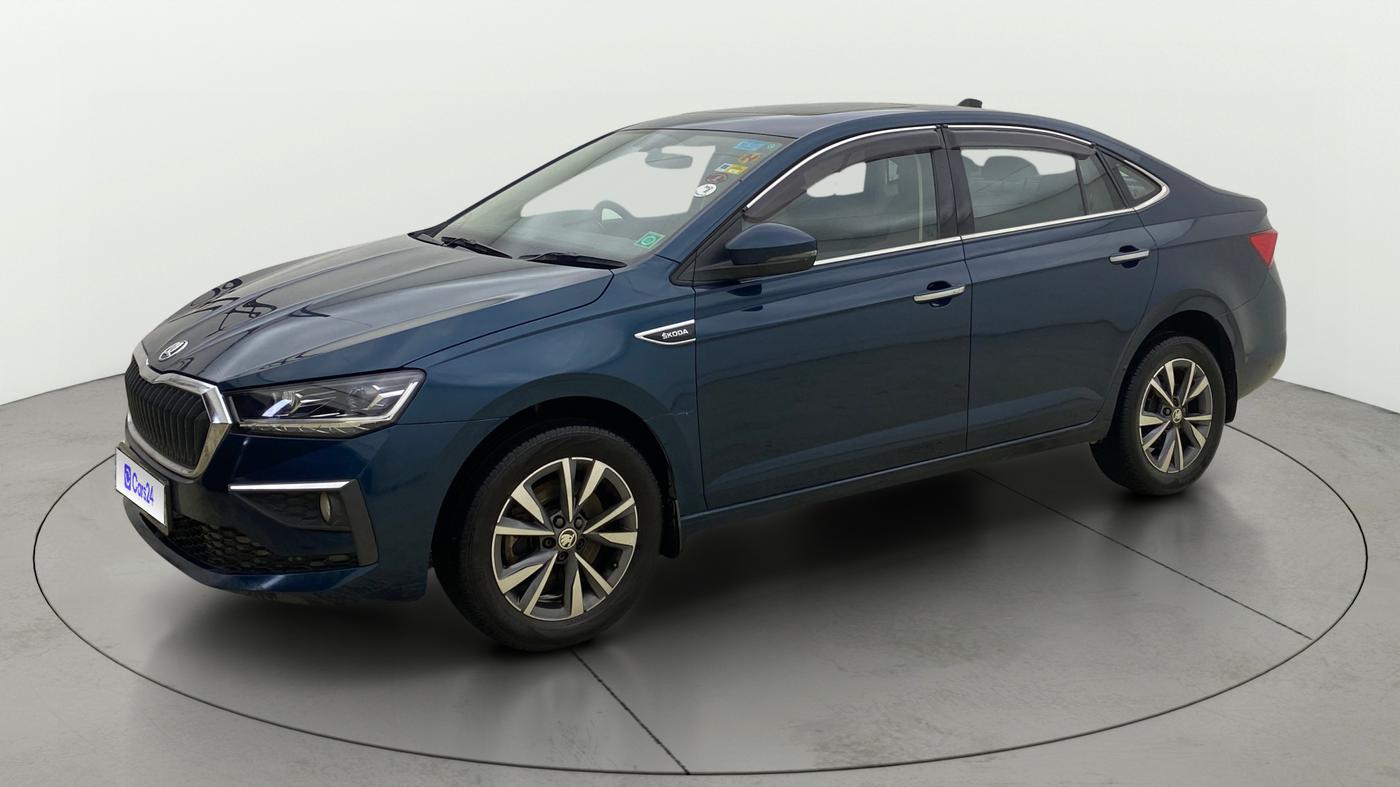 2023 Skoda SLAVIA STYLE 1.5L TSI DSG, Petrol, Automatic, 43,845 km, Left Front Diagonal