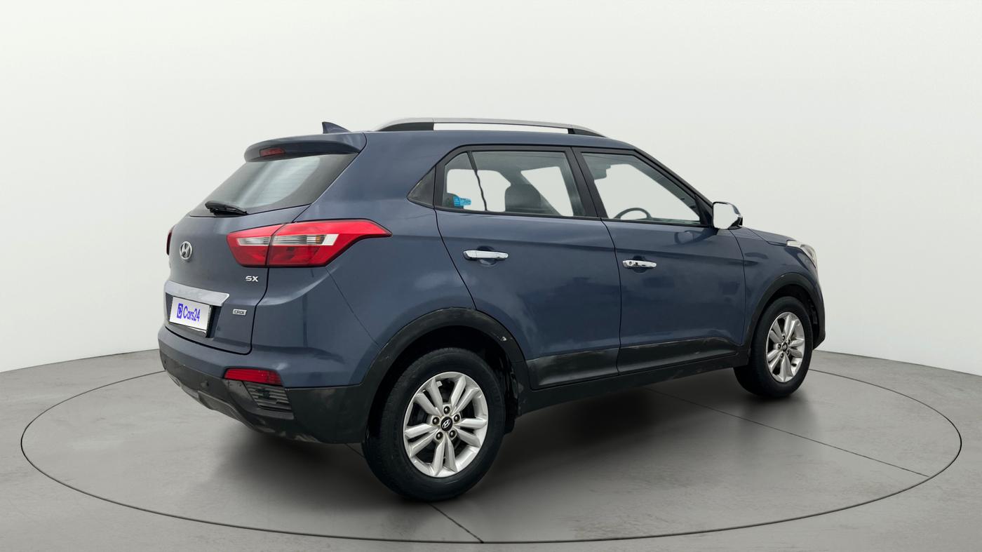 2016 Hyundai Creta SX PLUS 1.6 DIESEL, Diesel, Manual, 36,812 km, Right Back Diagonal