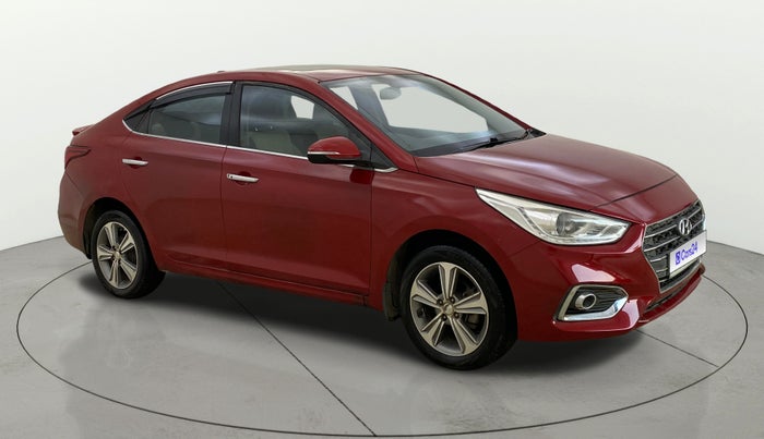 2019 Hyundai Verna 1.6 VTVT SX + AT, Petrol, Automatic, 62,731 km, Right Front Diagonal
