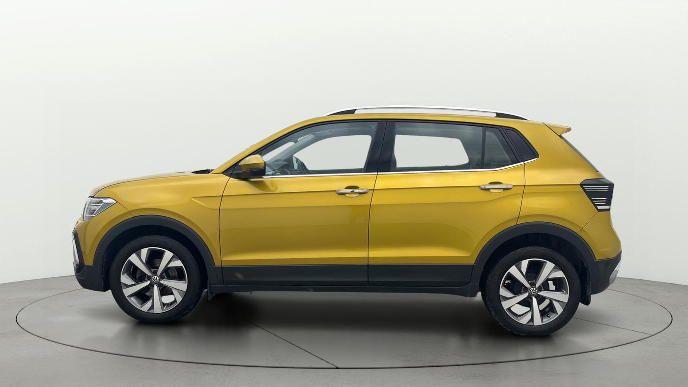 2022 Volkswagen TAIGUN TOPLINE 1.0 TSI AT, Petrol, Automatic, 27,592 km, Left Side