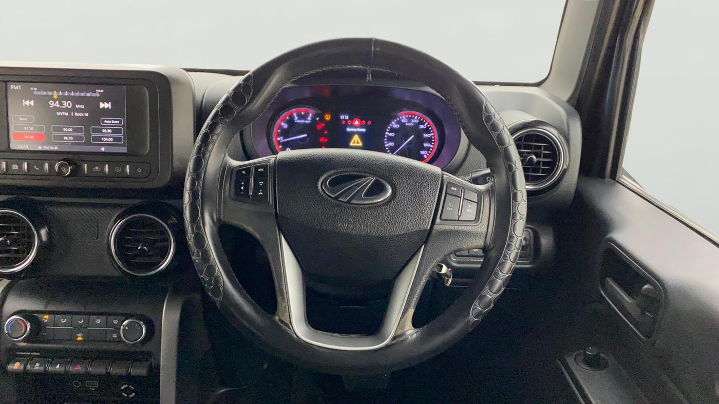 2022 Mahindra Thar LX D AT 4WD HT, Diesel, Automatic, 50,884 km, Steering Wheel Close Up