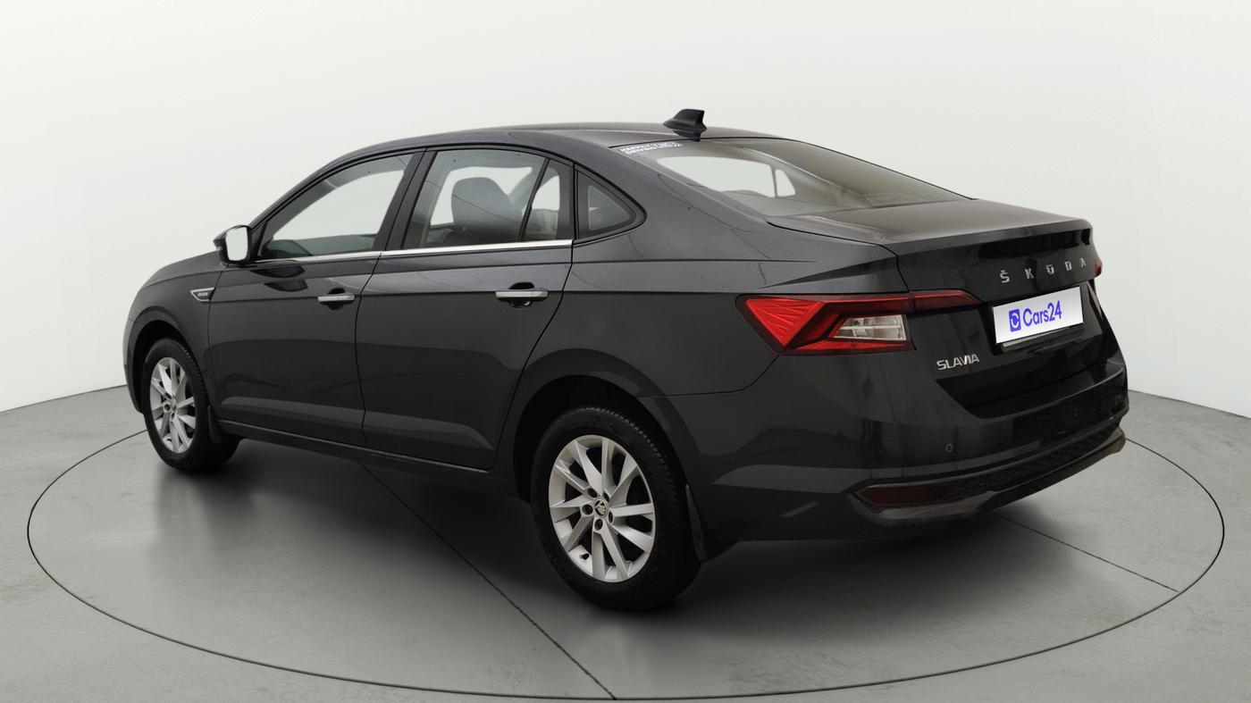 2022 Skoda SLAVIA AMBITION 1.0L TSI AT, Petrol, Automatic, 53,401 km, Left Back Diagonal