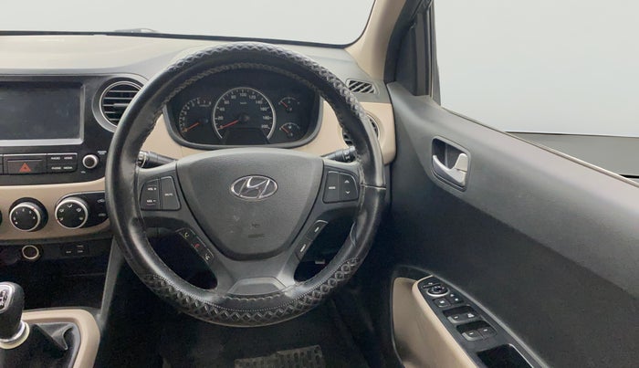 2018 Hyundai Grand i10 SPORTZ 1.2 KAPPA VTVT, Petrol, Manual, 65,864 km, Steering Wheel Close Up