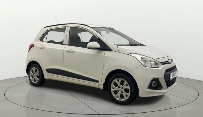2015 Hyundai Grand i10 SPORTZ 1.2 KAPPA VTVT, Petrol, Manual, 49,022 km, Right Front Diagonal