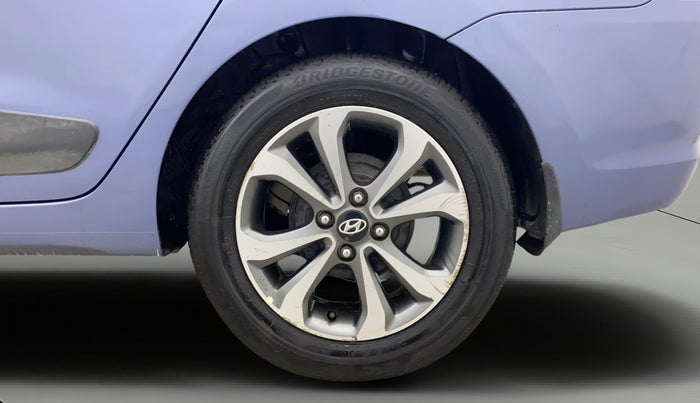 2014 Hyundai Xcent SX 1.2 (O), Petrol, Manual, 43,037 km, Left Rear Wheel