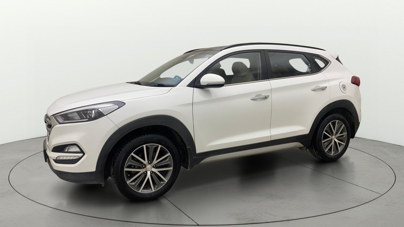 2019 Hyundai Tucson GL (O) 2WD AT PETROL, Petrol, Automatic, 1,14,846 km, Left Front Diagonal