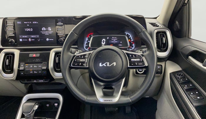 2023 KIA SONET HTX 1.5 AT, Diesel, Automatic, 17,495 km, Steering Wheel Close Up