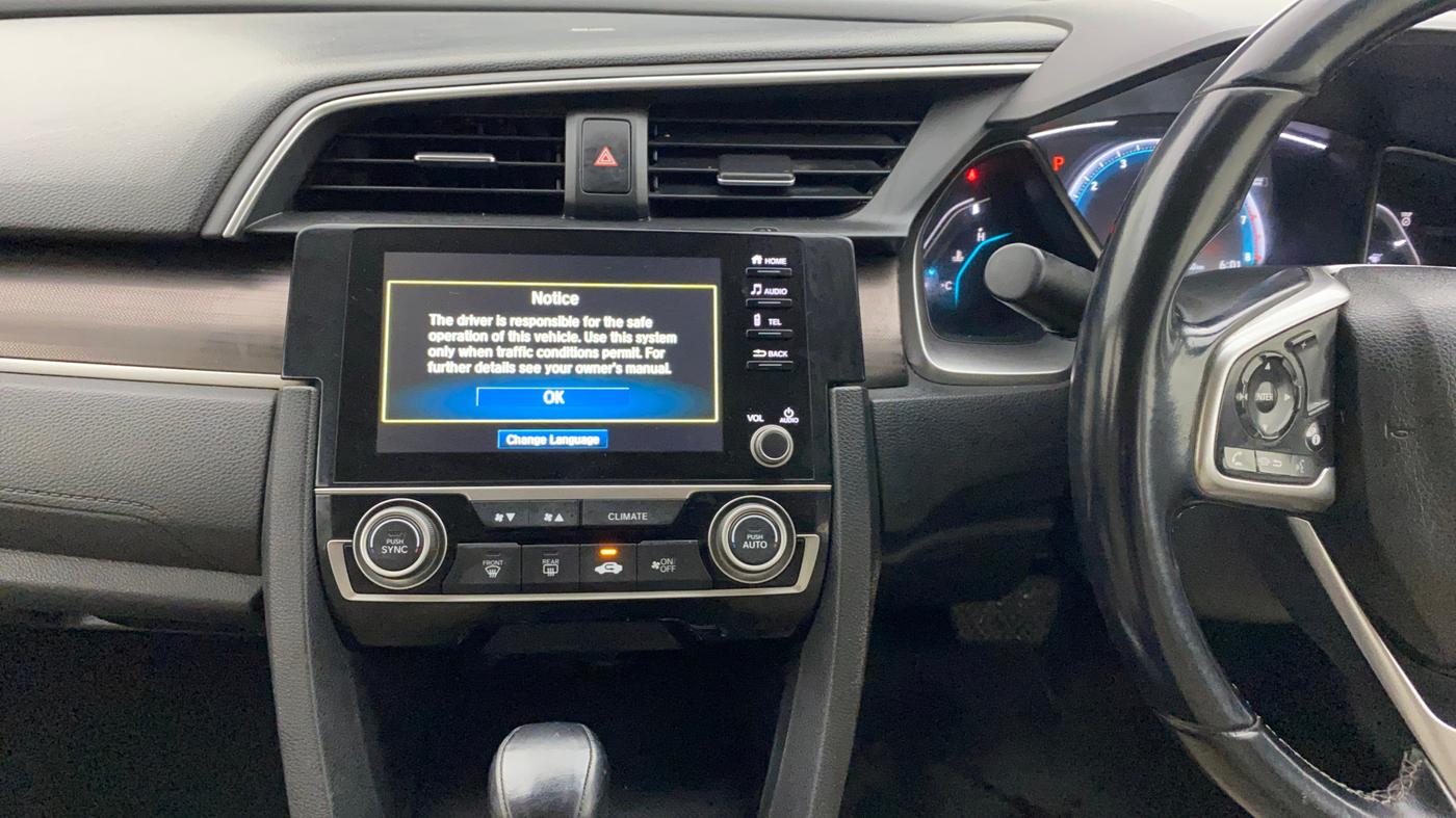 2019 Honda Civic 1.8L I-VTEC ZX CVT, Petrol, Automatic, 86,549 km, Air Conditioner