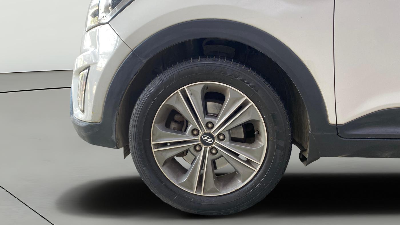 2017 Hyundai Creta SX PLUS AT 1.6 PETROL, Petrol, Automatic, 72,693 km, Left Front Wheel