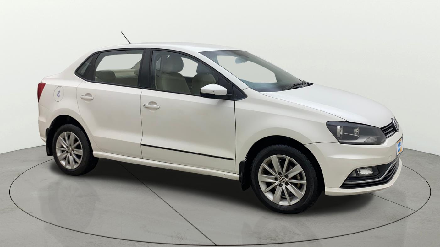 2017 Volkswagen Ameo HIGHLINE DSG 1.5 DIESEL , Diesel, Automatic, 1,00,607 km, Right Front Diagonal