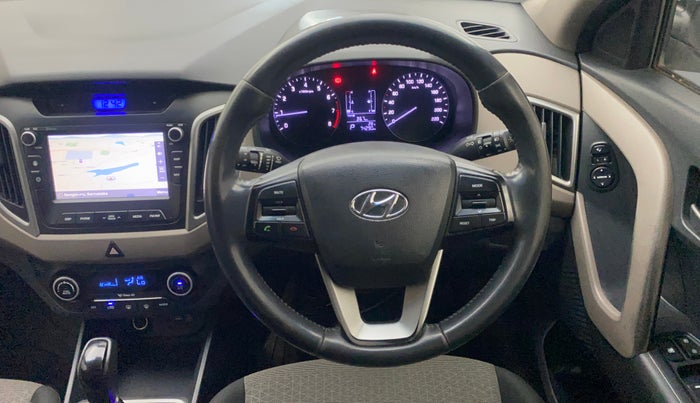 2017 Hyundai Creta SX PLUS AT 1.6 PETROL, Petrol, Automatic, 74,253 km, Steering Wheel Close Up