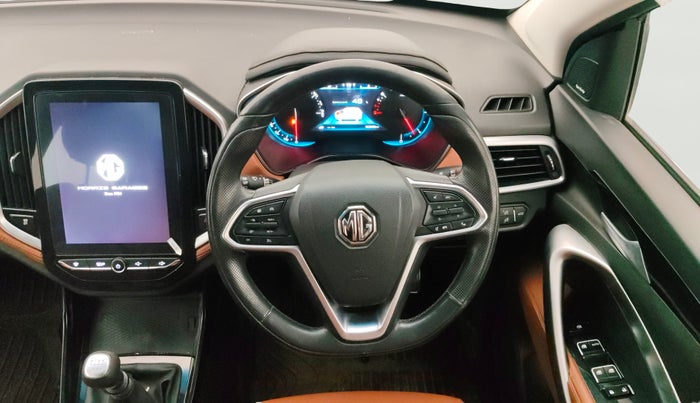 2021 MG HECTOR PLUS SHARP 1.5 PETROL TURBO HYBRID MT 6-STR, Petrol, Manual, 60,329 km, Steering Wheel Close Up