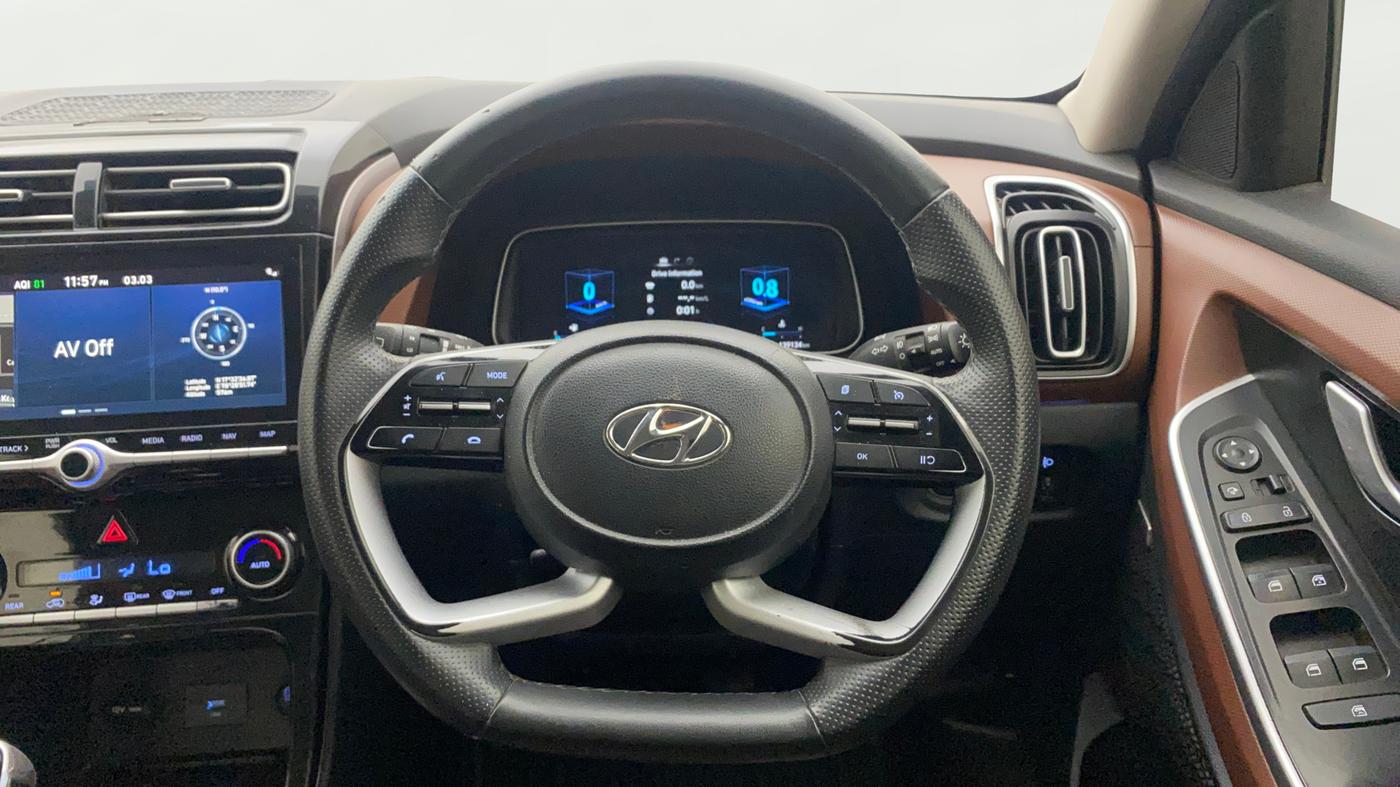 2021 Hyundai ALCAZAR 1.5 SIGNATURE MT 6STR, Diesel, Manual, 1,39,078 km, Steering Wheel Close Up
