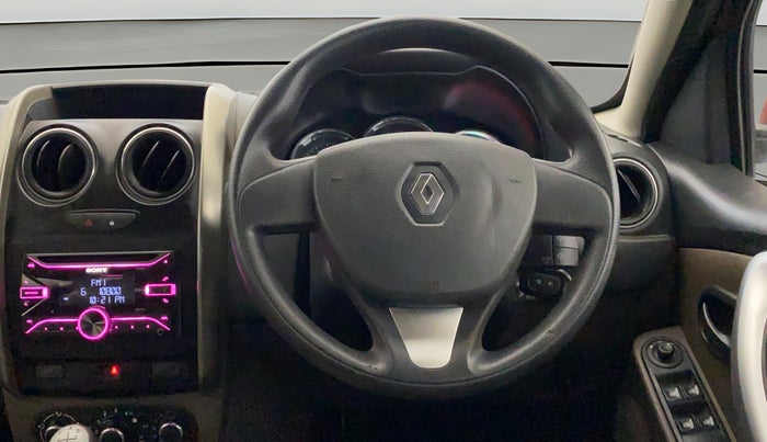 2017 Renault Duster RXL PETROL, CNG, Manual, 26,729 km, Steering Wheel Close Up