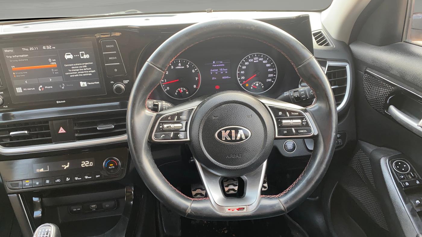 2019 KIA SELTOS GTK 1.4 PETROL, Petrol, Manual, 80,983 km, Steering Wheel Close Up