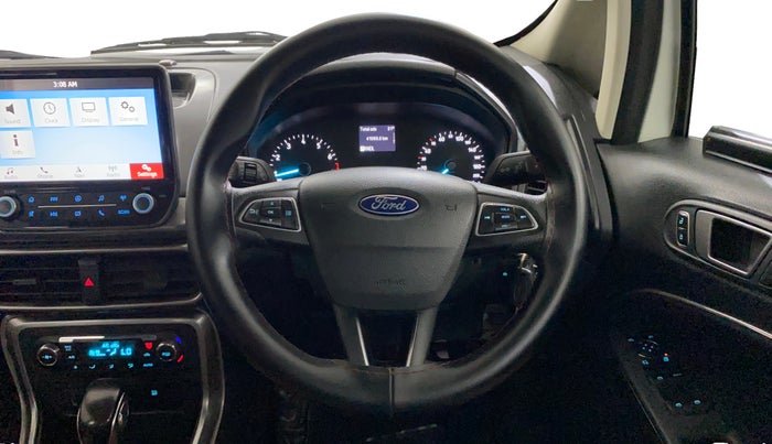 2019 Ford Ecosport TREND + 1.5L PETROL AT, CNG, Automatic, 40,869 km, Steering Wheel Close Up