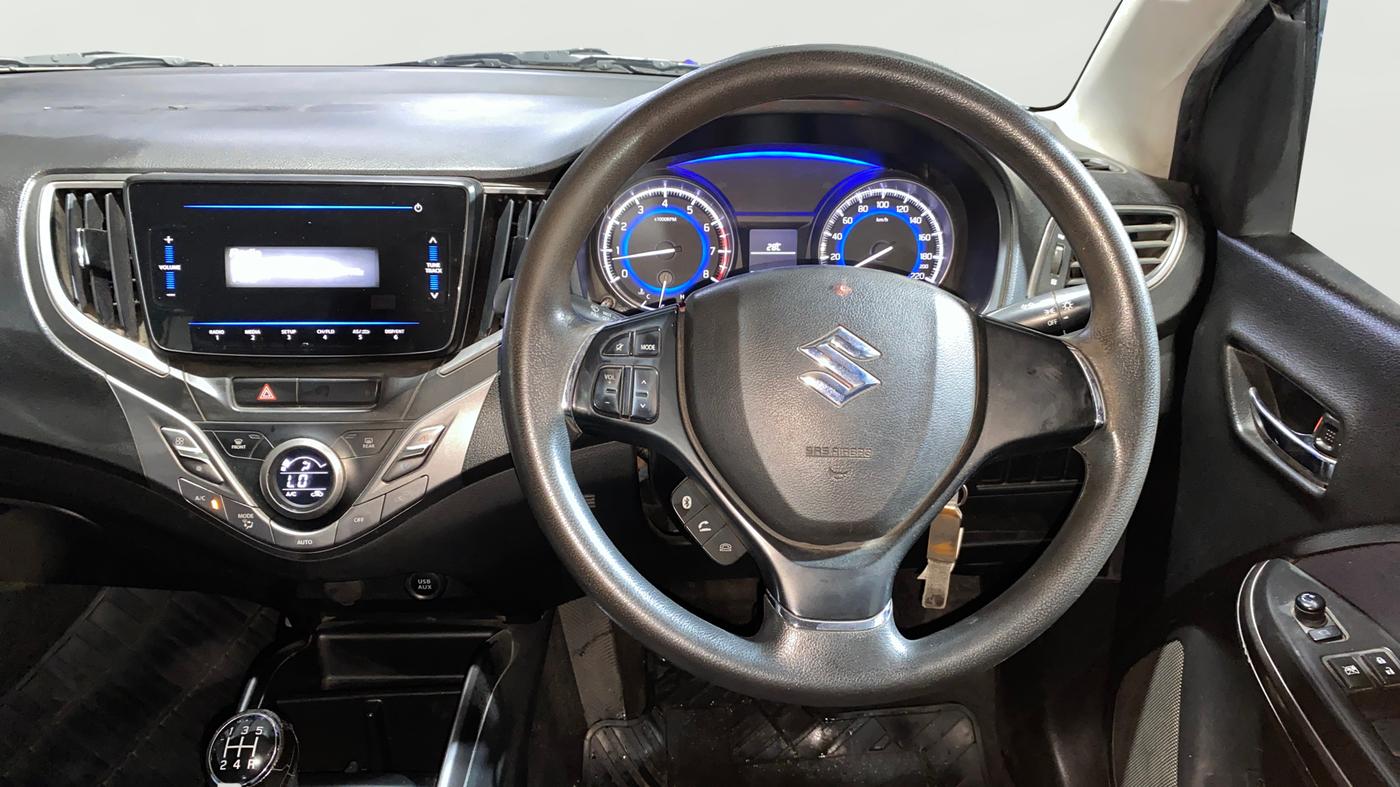 2019 Maruti Baleno DELTA PETROL 1.2, Petrol, Manual, 31,705 km, Steering Wheel Close Up
