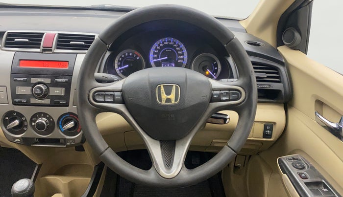 2012 Honda City 1.5L I-VTEC V MT SUNROOF, Petrol, Manual, 1,00,199 km, Steering Wheel Close Up