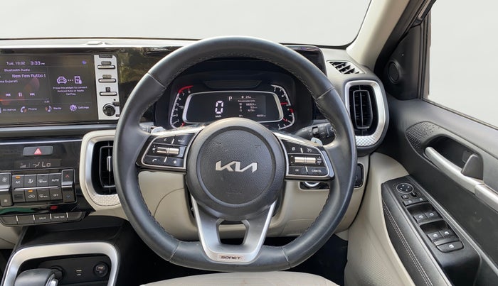 2023 KIA SONET HTX 1.0 DCT, Petrol, Automatic, 46,808 km, Steering Wheel Close Up
