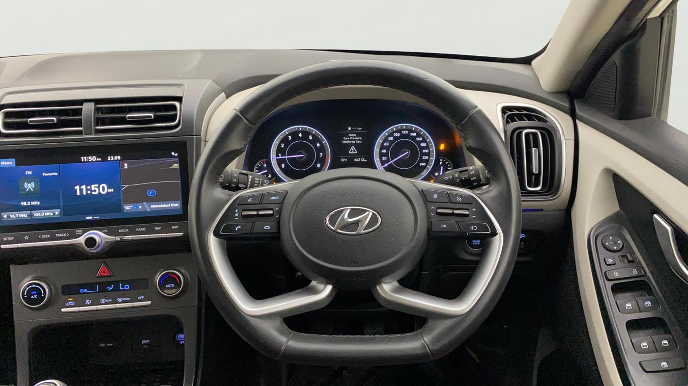 2022 Hyundai Creta SX 1.5 PETROL, Petrol, Manual, 46,213 km, Steering Wheel Close Up