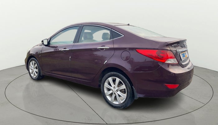 2013 Hyundai Verna FLUIDIC 1.6 VTVT SX OPT, Petrol, Manual, 99,222 km, Left Back Diagonal