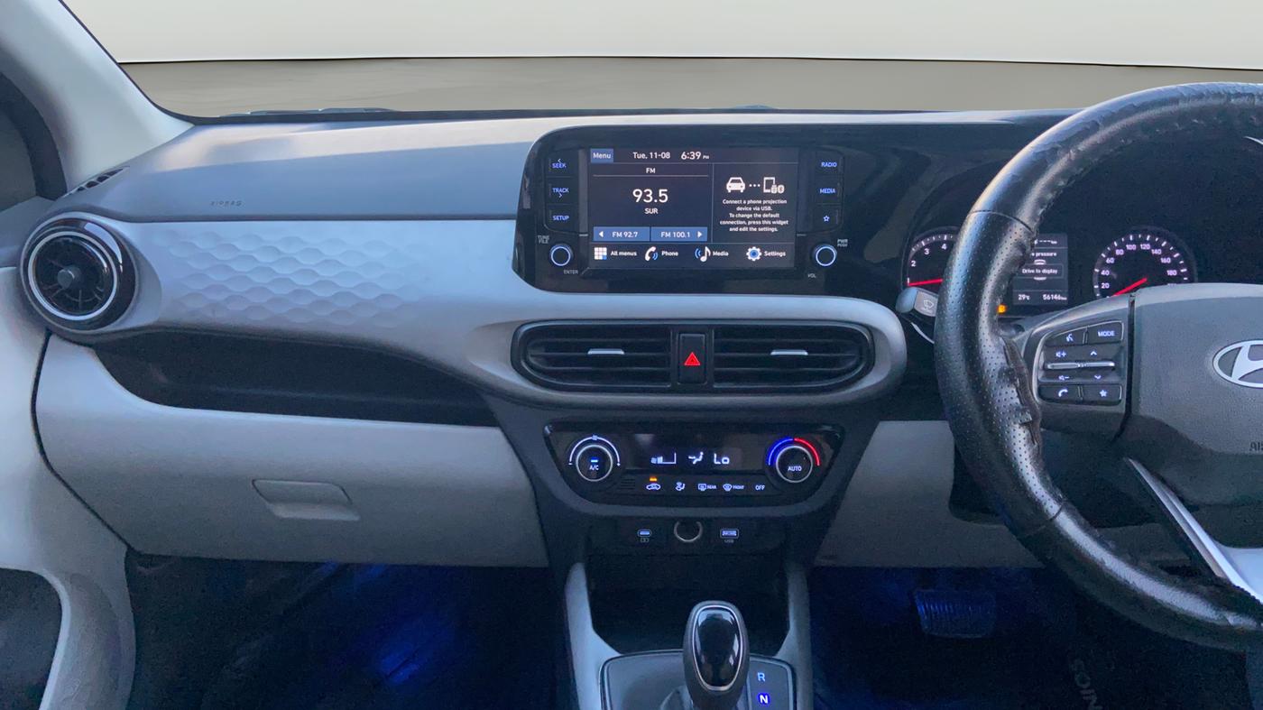 2023 Hyundai GRAND I10 NIOS SPORTZ AMT 1.2 KAPPA VTVT, Petrol, Automatic, 56,130 km, Air Conditioner