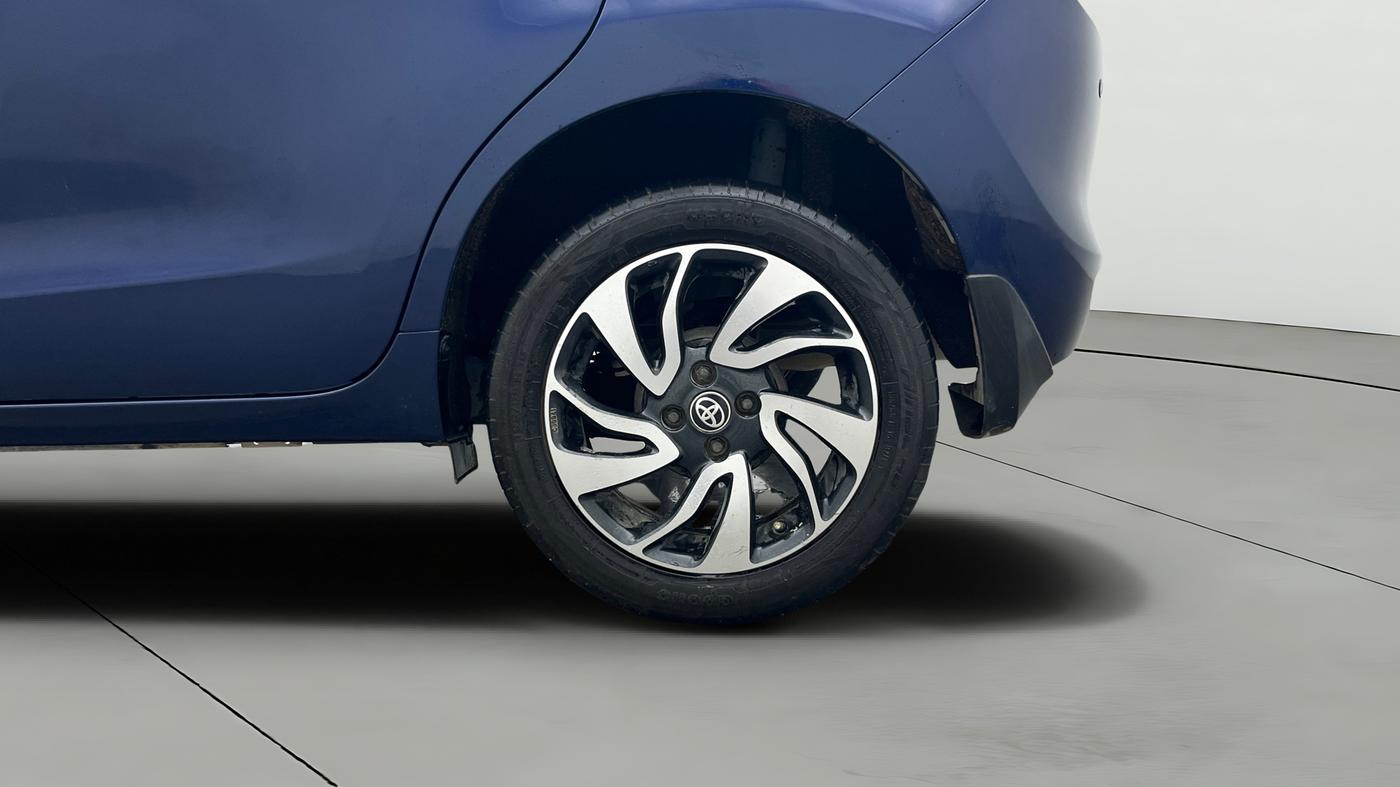 2019 Toyota Glanza G CVT, Petrol, Automatic, 1,05,461 km, Left Rear Wheel