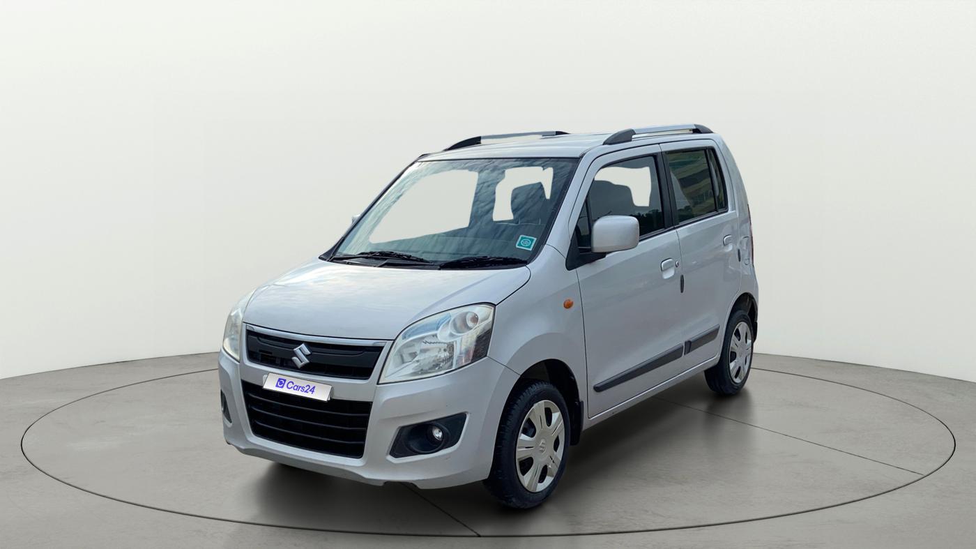 2015 Maruti Wagon R 1.0 VXI, Petrol, Manual, 75,813 km, Left Front Diagonal