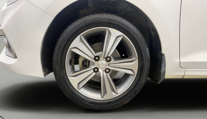 2019 Hyundai Verna 1.6 VTVT SX (O) AT, Petrol, Automatic, 79,119 km, Left Front Wheel