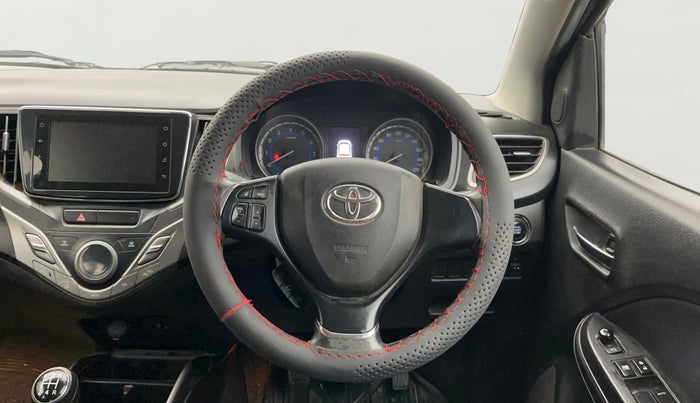 2020 Toyota Glanza G, Petrol, Manual, 56,997 km, Steering Wheel Close Up
