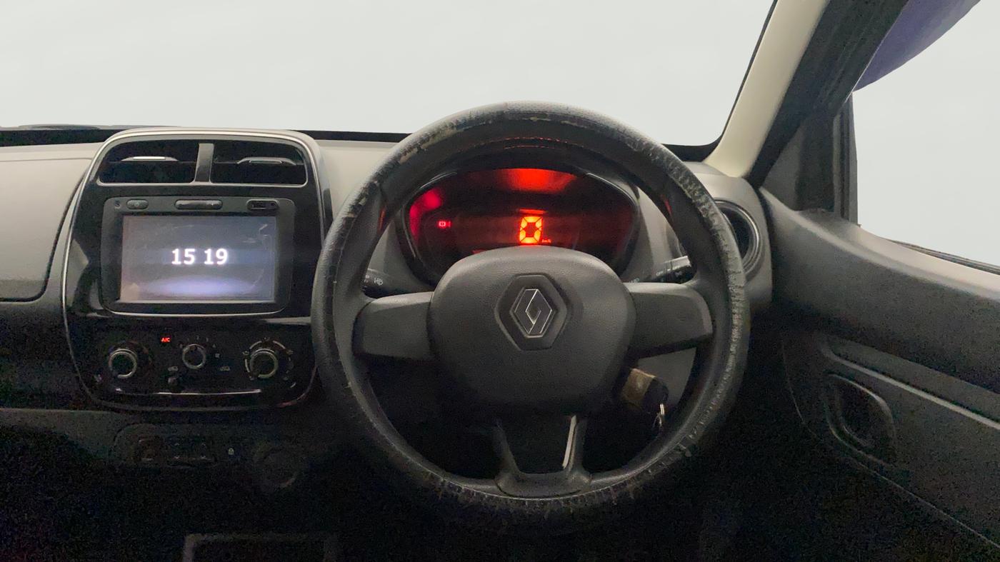 2018 Renault Kwid RXT 1.0 (O), Petrol, Manual, 72,816 km, Steering Wheel Close Up