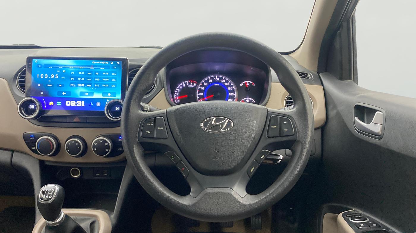 2016 Hyundai Grand i10 SPORTZ 1.2 KAPPA VTVT, Petrol, Manual, 65,236 km, Steering Wheel Close Up