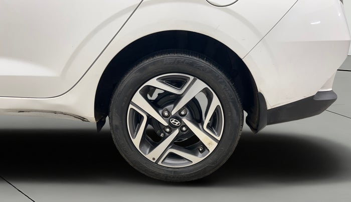 2023 Hyundai AURA SX 1.2 CNG, CNG, Manual, 12,690 km, Left Rear Wheel