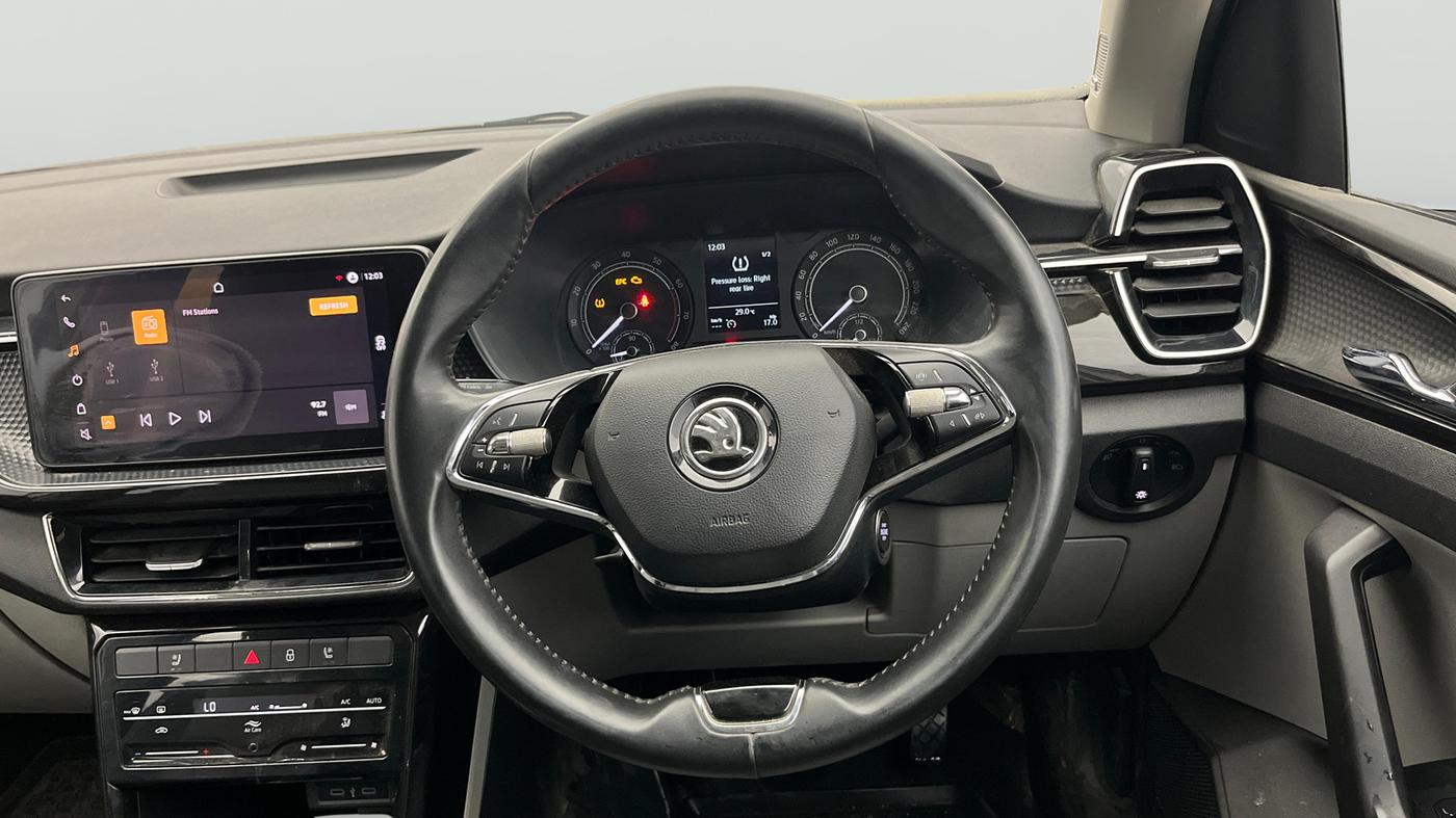 2021 Skoda KUSHAQ STYLE 1.0L TSI MT, Petrol, Manual, 73,194 km, Steering Wheel Close Up