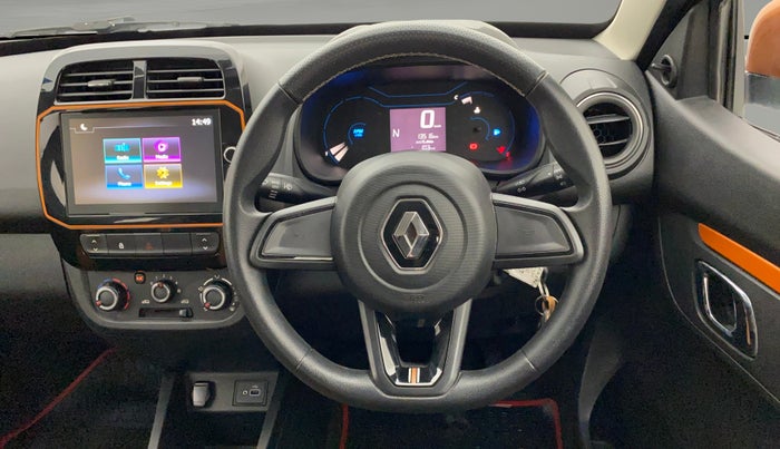 2021 Renault Kwid CLIMBER 1.0 AMT (O), Petrol, Automatic, 13,513 km, Steering Wheel Close Up