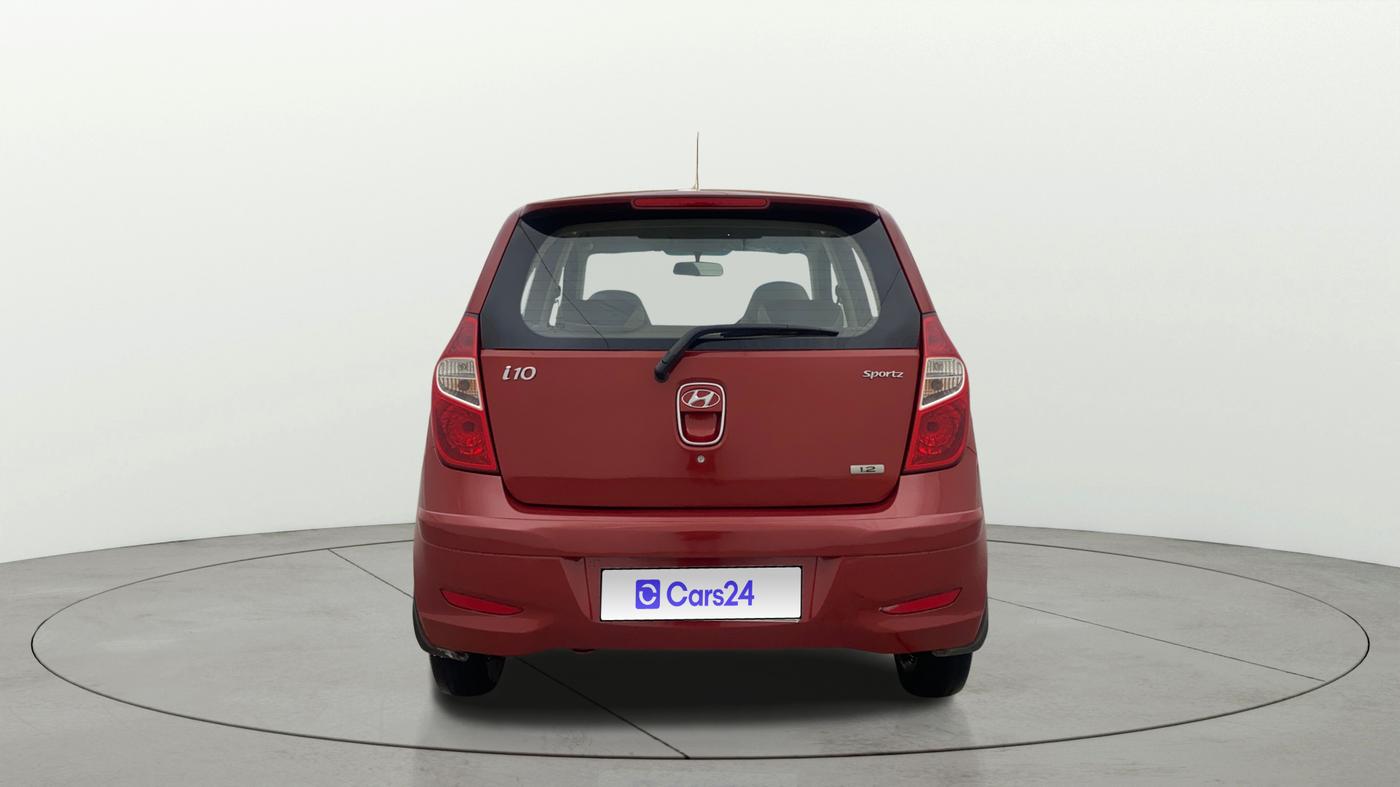 2013 Hyundai i10 SPORTZ 1.2, Petrol, Manual, 39,866 km, Back/Rear