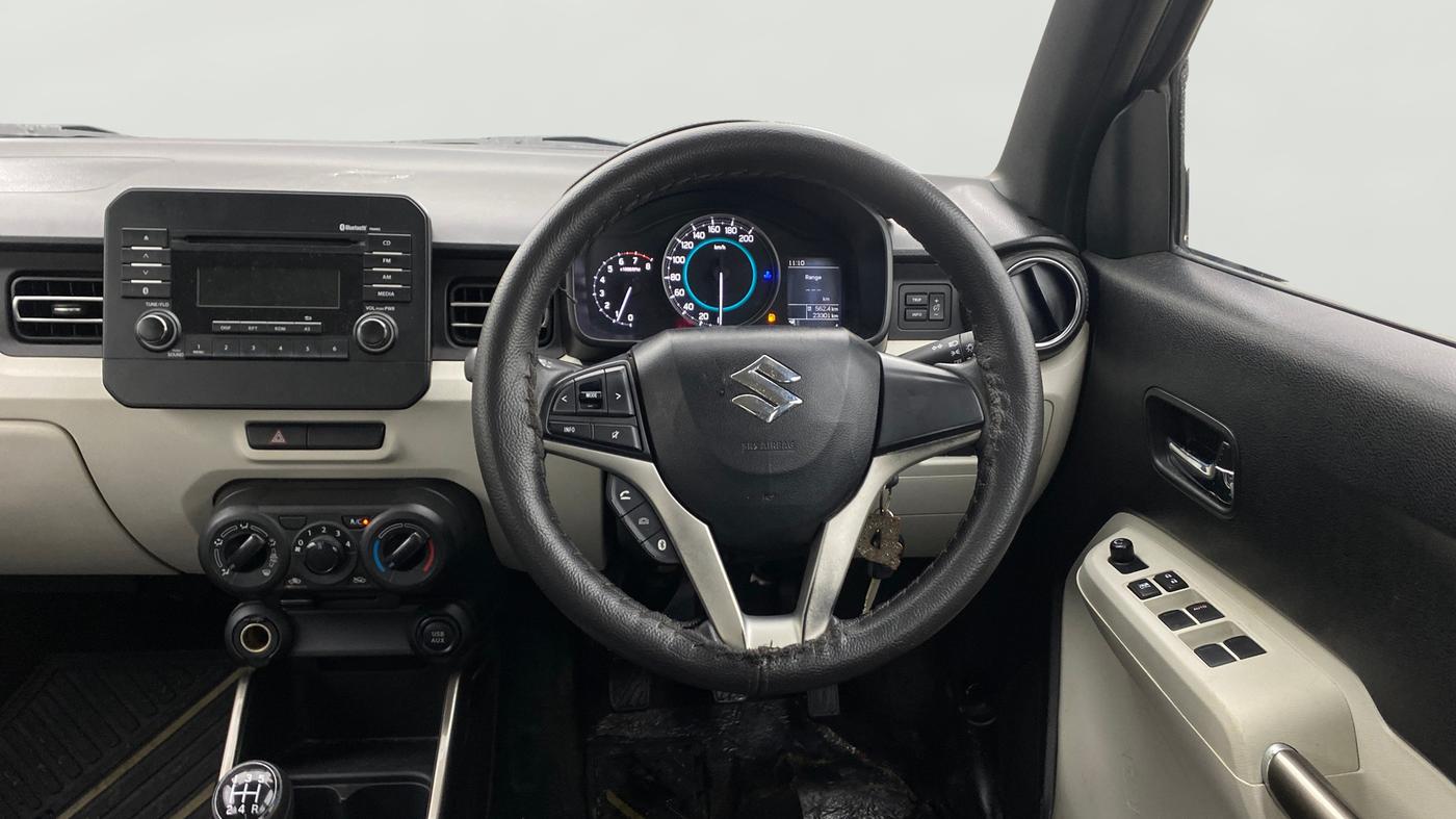 2017 Maruti IGNIS DELTA 1.2, Petrol, Manual, 23,299 km, Steering Wheel Close Up