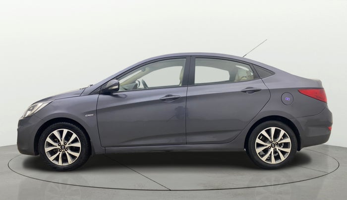 2014 Hyundai Verna FLUIDIC 1.6 CRDI SX AT, Diesel, Automatic, 81,531 km, Left Side