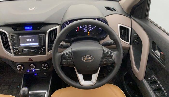 2019 Hyundai Creta E PLUS 1.6 PETROL, Petrol, Manual, 17,238 km, Steering Wheel Close Up