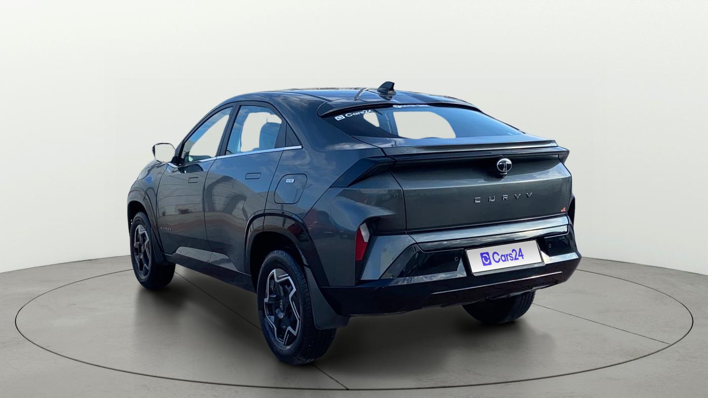 2025 Tata Curvv Pure Plus 1.2 Petrol 7DCA, Petrol, Automatic, 12,511 km, Left Back Diagonal