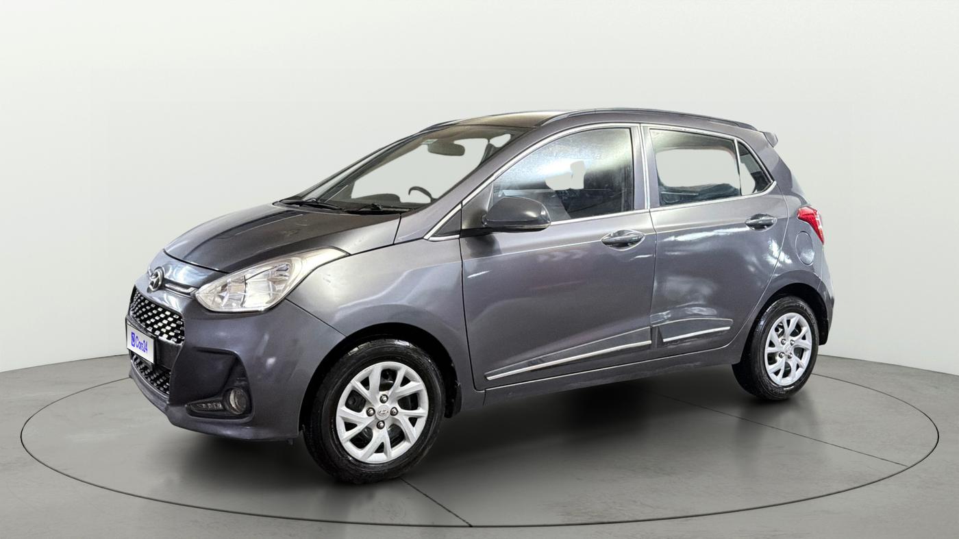 2019 Hyundai Grand i10 SPORTZ 1.2 KAPPA VTVT, Petrol, Manual, 75,953 km, Left Front Diagonal