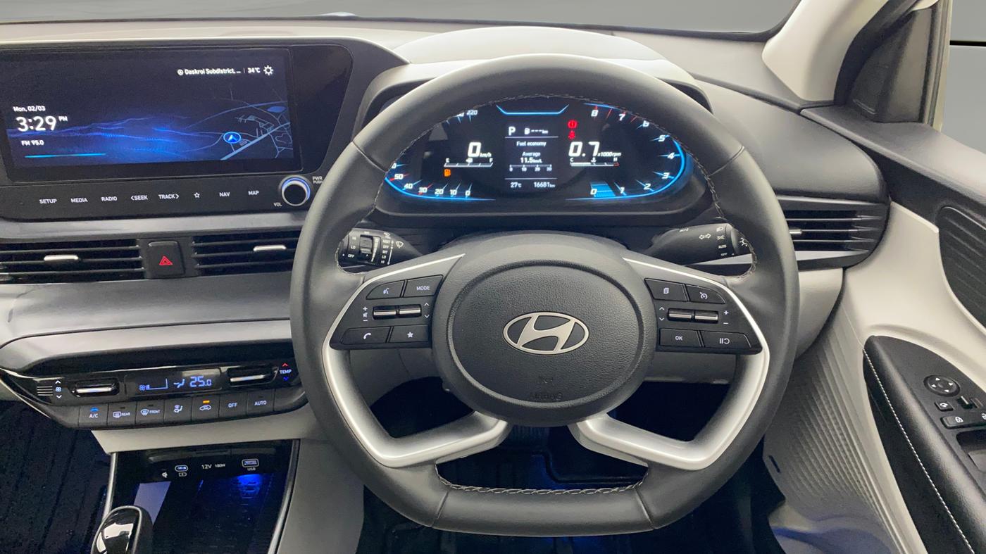 2025 Hyundai NEW I20 ASTA (O) 1.2 IVT, Petrol, Automatic, 16,681 km, Steering Wheel Close Up