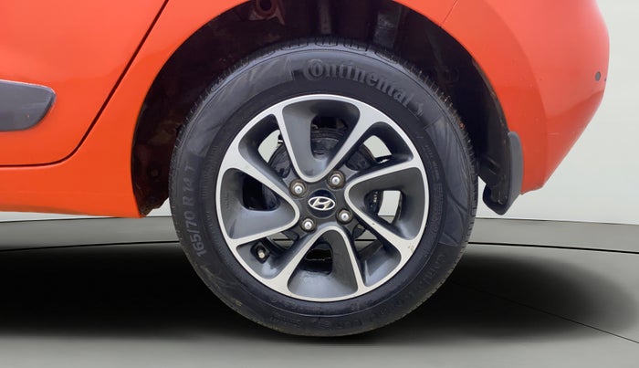 2017 Hyundai Grand i10 SPORTZ (O) AT 1.2 KAPPA VTVT, Petrol, Automatic, 49,030 km, Left Rear Wheel